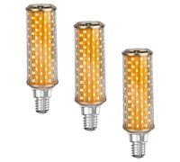 LEDSone E14 LED Corn Light Bulb 30W, Four Colour Candle Bulb, 360° Beam Angle, 230V, Edison Screw ES LED Corn Lamp, Not Dimmable, Pack of 3