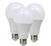 LEDSone E27 Screw Led Bulb,Light Bulbs 18W, A60 800lm, Warm White, CRI>80, Non Flicker, Non Dimmable, 3 Pack