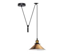 Ledsone E27 Vintage Pendant Light 2M Metal Hanging Lamp Retro Ceiling Lamp 60W For Indoor 110V To 240V