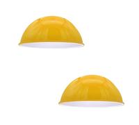 LEDSONE Easy Fit Light Shade, Vintage 2 Pack of Metal 21cm Dome Shaped Ceiling Light Shade Pendant Light Lampshade for Living Rooms bedrooms Kitchen Dining Room Restaurant Cafe