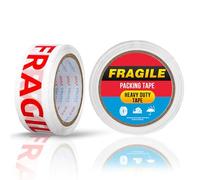 LEDSone Fragile Packing Tape 8cm Heavy Duty Adhesive Strong Durable
