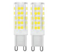 LEDSone G9 Led Light Bulbs, 5W Cool White, Equivalent to 40W-50W Halogen, 400lm 6500 Kelvin 220V No Flicker Non-Dimmable Energy Saving AC Bulb for Home Lighting Decor 2 Pack