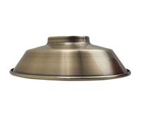 LEDSone Green Brass 22cm Metal Bowl Shape 4cm Top Hole Lampshade for Pendant Light Replacement Living Room, Bedroom Vintage Ceiling Light Shade