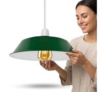 LEDSone Green Metal E27 Pendant Lamp Shade
