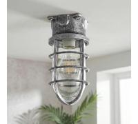 LEDSone Heavy Duty Industrial Cage Wall Light with Glass Cover
