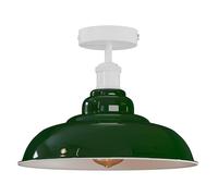 LEDSone Industrial-Ceiling Light Fittings Metal Flush Mount 32cm lampshade Indoor Lighting for Bed Room, Kitchen, Living Room,Cafe