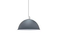 LEDSone Industrial Ceiling Light Shades,30cm Easy Fit Retro Metal Dome Pendant Light Lampshade for Bedroom, Kitchen (Free Reducer Plate) (Grey)