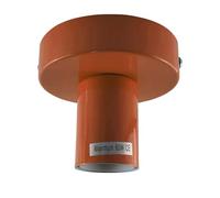 LEDSone Industrial Ceiling Semi Flush Mount Light Fitting, Easy Fit E27 Metal Ceiling Fitting, Living Room Kid Room Lounge Decorative Small Fixture