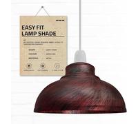 LEDSone Metal Ceiling Lamp Shade 29cm Easy Fit Light Pendant Modern Ceiling Lighting Shade for Bedroom, Hallway, Office Industrial Kitchen Hanging Light Shade Ceiling Pendant