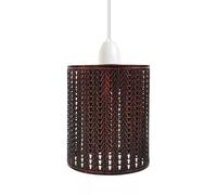 LEDSone Industrial Style Metal Cage Lampshade Easy Fit Wire Cage Light Shade for Indoor Pendant Lights for Dining Room, Bedroom, Loft, and Hallway (1 Pack)