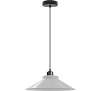 LEDSone Industrial Vintage Metal 32cm White Ceiling Light