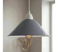 Ledsone Industrial Vintage Metal Cone Shaped Pendant Light Lamp Shade 22Cm Wide, 10Cm Height