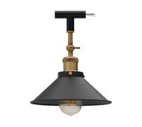 LEDSone Industrial Wall Sconce with Adjustable Arm, 20mm Conduit 90° Elbow L & T Connectors E27 Lamp Holder with Metal Shade Modern Wall Light Fixture for Living Room, Kitchen,Café
