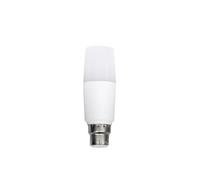 LEDSone LED Bayonet 10W T7 B22 LED Stick Bulb for Replacing CFL Light,1206lmn Bright Cool White 6500K, Non Dimmable Frosted Decorative Bulb [Energy Class F] AC220V - Pack of 1