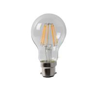 LEDSone LED Classic A60 Light Bulb, Bayonet 8W = 60W Equivalent GLS LED Filament B22 Non-Dimmable, Cool White 6000K 800Lm, Retro Vintage Style Lighting Decoration Energy Saving Bulb - Pack of 1
