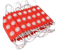 Ledsone Led Injection Module Smd Ip65 Waterproof Decorative Light With Tape Red 10 Pack