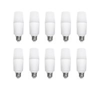 LEDSone LED T7 Bright White Light Bulb 5W Stick Bulb E27 Screw Base,Frosted T7 Inter Corn Bulb, AC220V LED Daylight White 6500K Ultra Bright,Non Dimmable, Pack of 10