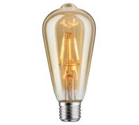LEDSone Vintage LED Edison Bulbs, 4W, Equivalent 40W, Warm White 2700K, ST64 Antique LED Filament Bulbs with 80+ CRI, E27 Medium Base, Dimmable, Clear Glass, Pack of 1