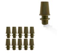 LEDSone Lighting Cord Grips with 10mm Male Thread Strain Relief Repair Carbon Steel Cable Glands Screws Directly Lamp Holder Wiring Hanging Ceiling Pendant (10 Pack)