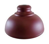 LEDSone Metal Easy Fit Lampshade Retro Industrial Ceiling Lighting Shade Hanging Pendant 29cm Curvy Shade Light Fixture for Kitchen Dining Room Lights E27 (Burgundy)