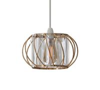 Ledsone Modern Crystal Glass Lamp Cage Ceiling Light Fixture