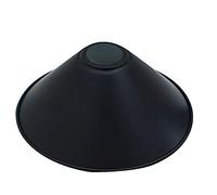 LEDSONE Modern Metal Lamp Shade, 24cm Diameter, 7cm Height Industrial Pendant Light Cover for Ceiling, Table, and Floor Lamps, Easy Installation, Home Office Lighting Decor (22cm Shade)