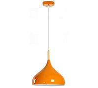 LEDSone Modern Mosque Shaped Orange 31.5cm Pendant Light Shade Industrial Hanging Ceiling Lighting Ideal for Dining Room Bar Clubs & Restaurants (1 Pack)
