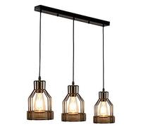 LEDSone Modern Round Crystal Chandeliers Luxury Ceiling Raindrop Pendant Light for Living Room Dining Room Restaurant (Rating)