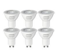 LEDSone Pack of 6, GU10 LED Bulbs Cool White 6400K Light Bulb 7W (70W Spotlight Bulb Equivalent) 700Lumens, Energy Saving GU10 Non-Dimmable LED Bulbs [Energy Class F]