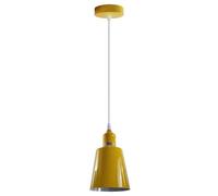 LEDSone Metal & Rope Pendant Light, Retro Black Light 40cm Shade with Jute Rope Lamp Shades Ceiling, Rattan Lampshade, Pendant Lampshades for Ceiling Lights, Living Rooms, Kitchen, Bedroom, Hallways