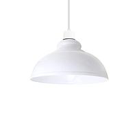 LEDSone Retro Industrial Ceiling Light Vintage E27 Style Curvy Dome Shaped 29cm Easy fit Lampshades only for Pendant Hanging Chandelier Lighting