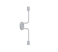 LEDSone Retro Industrial E27 Wall Sconce Metal Slim Wall Lamp Vertical Mount Lighting Fixture for Living Room Dining Room Bedroom Study Room Café Bar Wall lamp [Energy Class A]