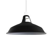 LEDSone Retro Metal Lamp Shades Living Room Ceiling Light Barn Shaped 30cm Easy fit Lampshades only for Pendant Lamp for Kitchen Living Room