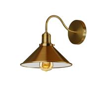 LEDSone Retro Vintage Industrial 22cm x19cm Wall Sconce Light Wall Lamp with Swan Neck Arm Cone Shade Wall Lamp Indoor Sconce Metal for Restaurant