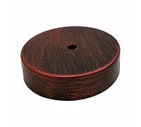 LEDSone Rustic Red Metal Ceiling Rose 120mm Round Antique Ceiling Canopy Durable Pendant Light Cover for Pendant Light Fitting Single Outlet Ceiling Plate Accessories for Modern UK Home Lighting