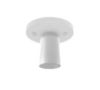 LEDSone Semi Flush Mount Ceiling Light White Metal Vintage Retro E27 Lamp Holder Indoor Light Fixture for Bedroom Living Room Hallway Kitchen