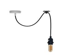 LEDSone Spider Pendant Light Fixture with Adjustable Cable E27 Socket Modern Industrial Black Ceiling Lamp - Ideal for Dining Room, Hall, Café, Restaurant, Bar