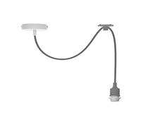 LEDSone Spider Pendant Light Fixture with Adjustable Cable E27 Socket Modern Industrial Grey Ceiling Lamp - Ideal for Dining Room, Hall, Café, Restaurant, Bar