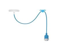 LEDSone Spider Pendant Light Fixture with Adjustable Cable E27 Socket Modern Industrial Light Blue Ceiling Lamp - Ideal for Dining Room, Hall, Café, Restaurant, Bar