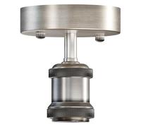 LEDSone Stylish Single Head Ceiling Lamp Retro Flush Mount E27 Lamp Holder Light Fixture for Bedroom Living Room Hallway Vintage Ceiling Lighting with Easy Installation