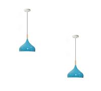 LEDSone Vintage Adjustable Hanging Light Pendant Lighting Pendant Light Fixture for Kitchen Home Island Dining Room 2 Pack