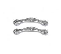 LEDSone Vintage Cabinet Handle Black | Zinc Alloy Drawer Pull | Retro Wardrobe & Kitchen Cupboard Handle | Durable Furniture Handle | Easy Install (170mm, 2 Pack)