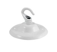 LEDSone Vintage Ceiling Rose Hook Plate Metal White 75mm Chandelier Light Fitting with Pre-Drilled Holes for Mounting Chandliers Pendant Lights Wall Lamps Hanging Lights Planters Decorations