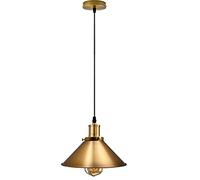 LEDSone Vintage Cluster Pendant Light Fitting with Metal Cone Shaped lamp Shade Hanging Ceiling Pendant Decorative Light Fixture for Restaurant and Any Other Places EPC A+