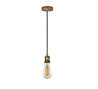 LEDSone Vintage Industrial E27 Pendant Light with 1m Adjustable Cable Metal Hanging Ceiling Lamp Holder for Kitchen Island Dining Room Living Room Cafe Loft Lighting
