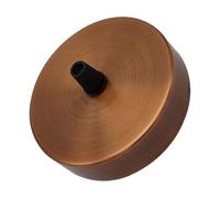 LEDSone Ceiling Rose Pendant Cable Grip Clamp Plate for Light Fitting Hanging Lamp,100mm Copper Colour Full Set UK Stock (Copper)
