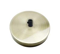 LEDSone Vintage Metal Single Point Ceiling Rose Perfect for Pendant Lighting - Green Brass