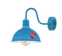 Ledsone Vintage Metal Wall Light Bule ,dome Shade, 21 Cm, E27