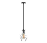 LEDSone Vintage Pendant Light Metal Cage Ceiling Hanging Lamp E27 Holder Adjustable Pendant Lamp Fixture for Kitchen Lighting