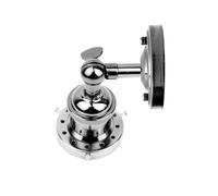 LEDSone Vintage Wall Sconce with E27 Socket 180° Adjustable Arm, Retro Industrial Metal Wall Lighting Fixtures for Living Room Dining Room Bedroom Kitchen (Chrome)